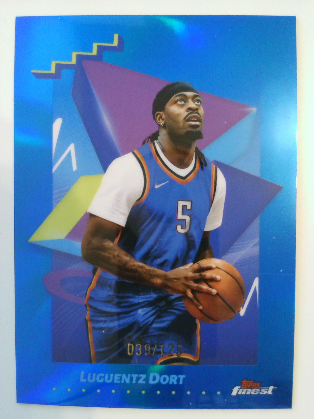 2024-25 Finest Basketball Blue Refractor 039/125 Luguentz Dort #164