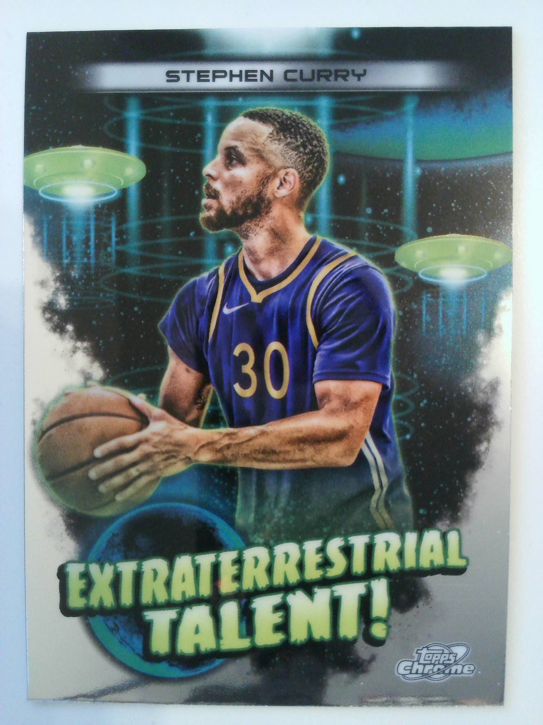 2023-24 Topps Chrome Cosmic Extraterrestrial Talent Stephen Curry #ET-13