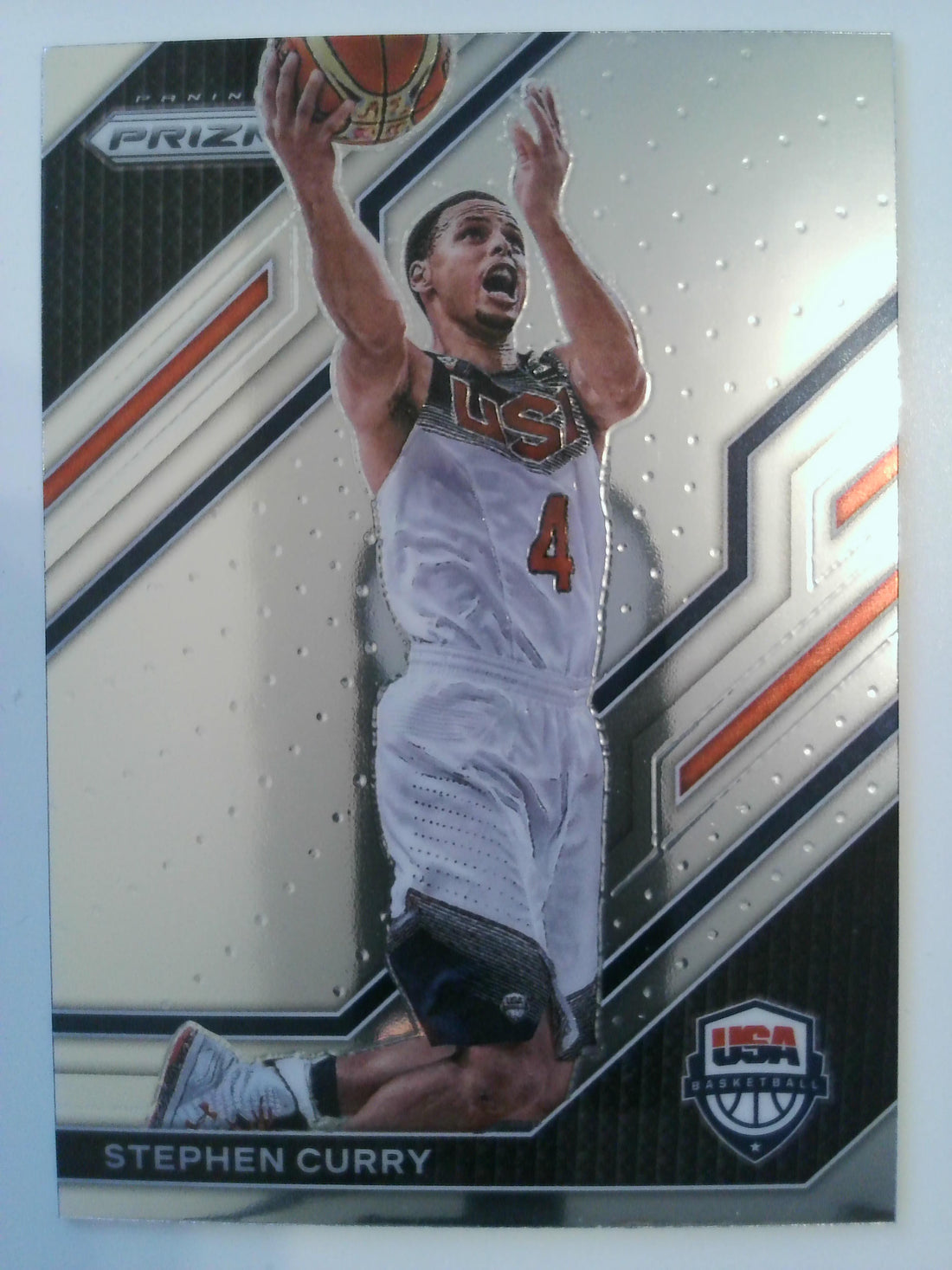 2022-23 Panini Prizm Basketball USA Basketball Stephen Curry #10