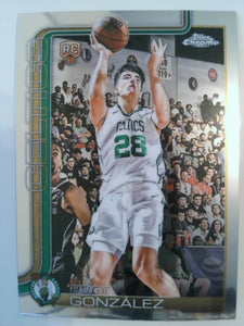 2025-26 Topps Chrome Basketball Hugo Gonza?lez #278 Rookie