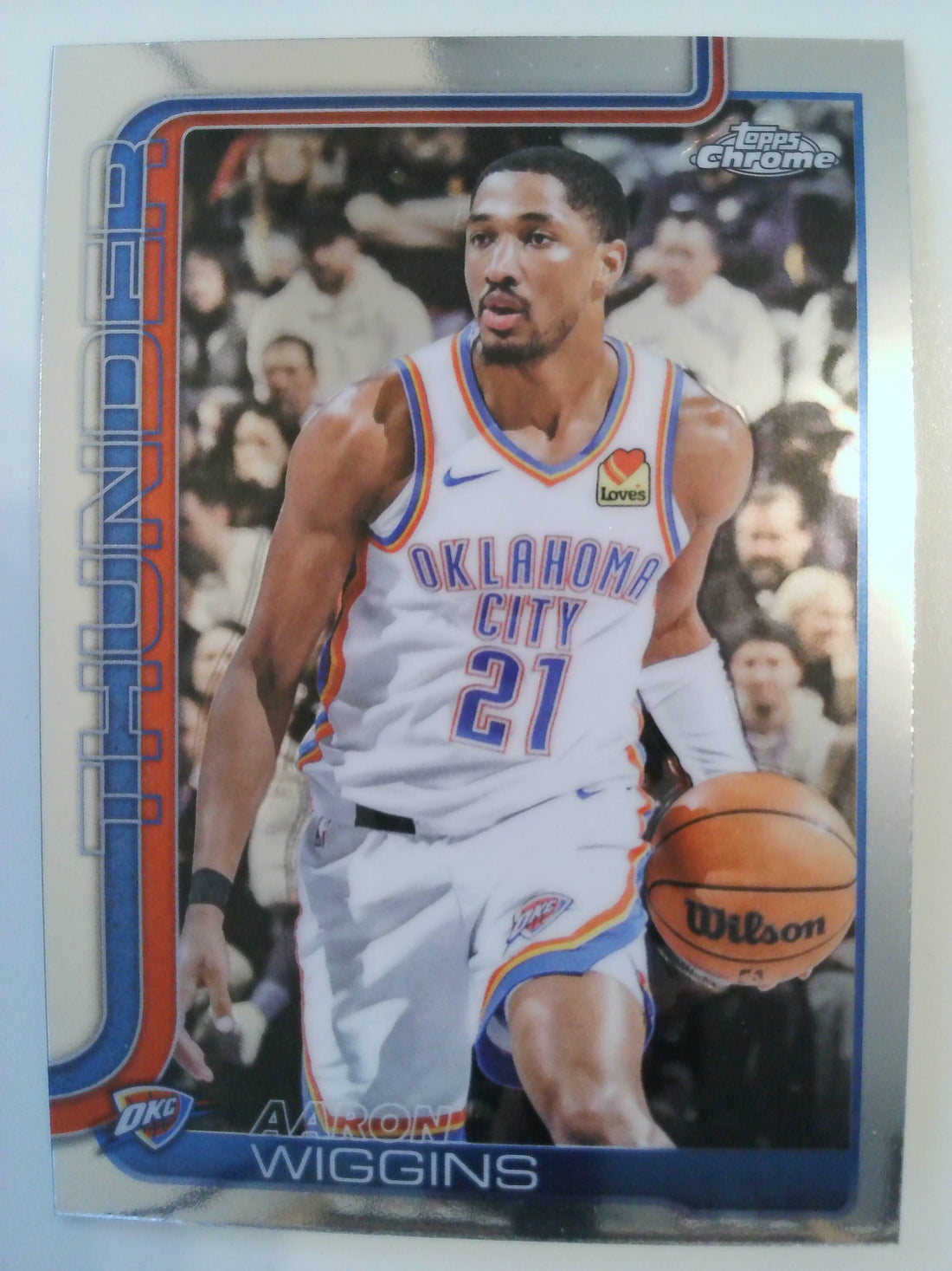 2025-26 Topps Chrome Basketball Aaron Wiggins #196