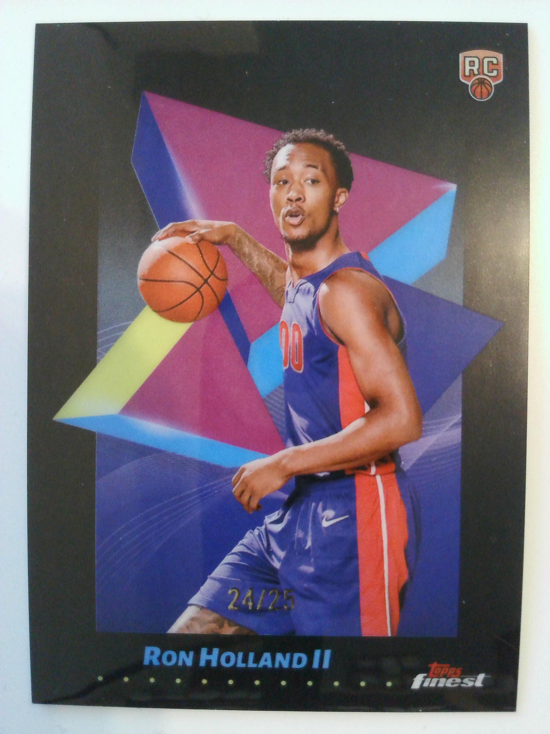 2024-25 Finest Basketball Black Refractor 24/25 Ron Holland II #31 Rookie