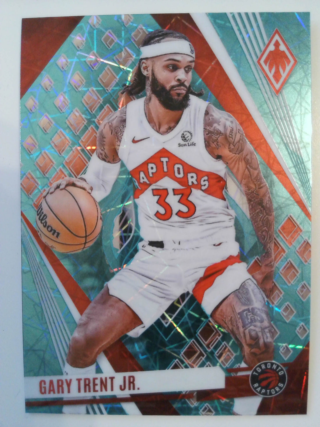 2023-24 Panini Phoenix Basketball Phoenix Teal Lazer Gary Trent Jr. #87