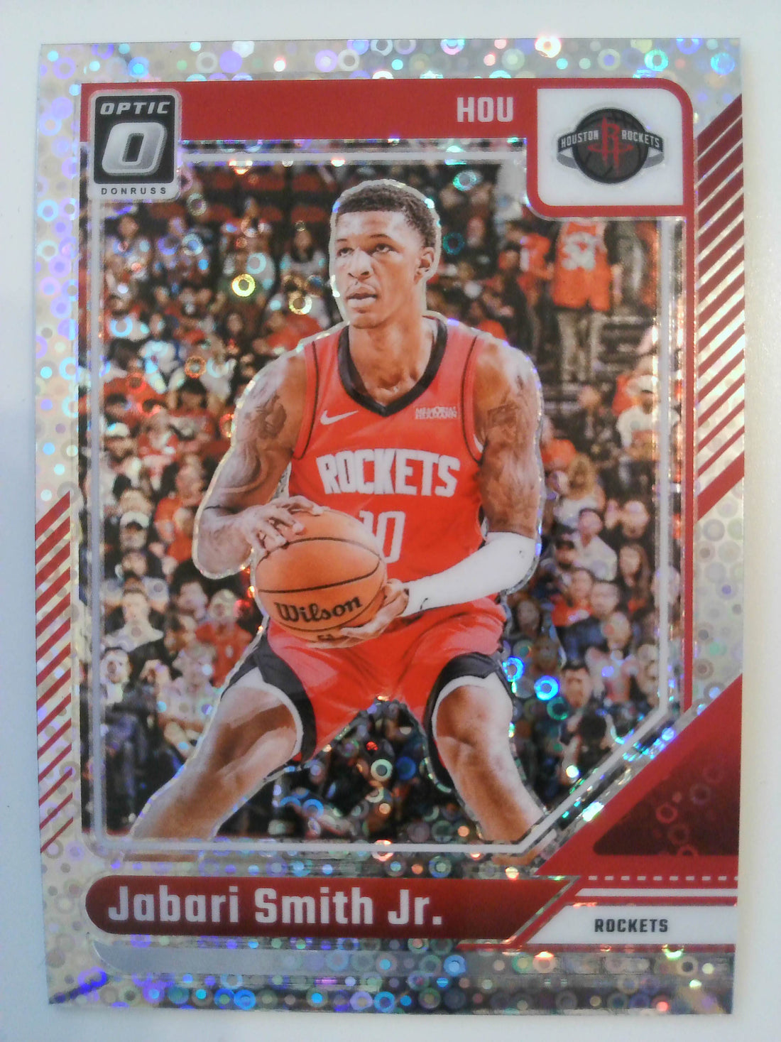 2024-25 Donruss Optic Basketball Fast Break Holo Jabari Smith Jr. #165