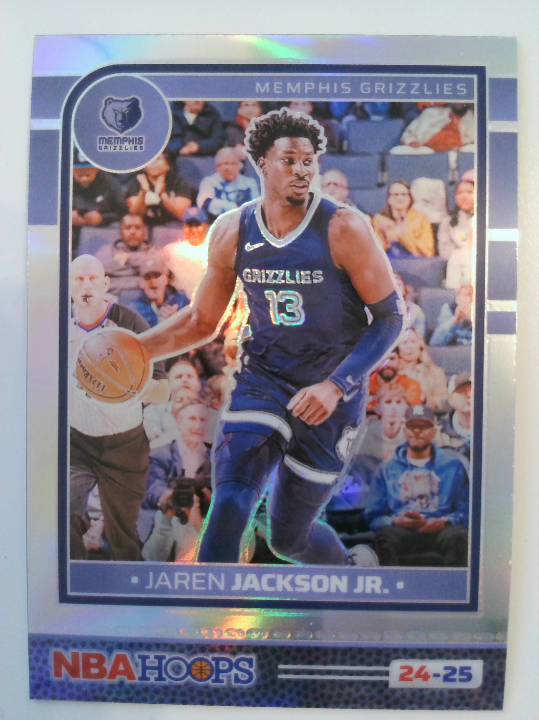 2024-25 Hoops Basketball Premium Prizms Silver Jaren Jackson Jr. #113