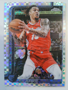 2025-26 Topps Chrome Basketball X-Fractor Brandon Clarke #133