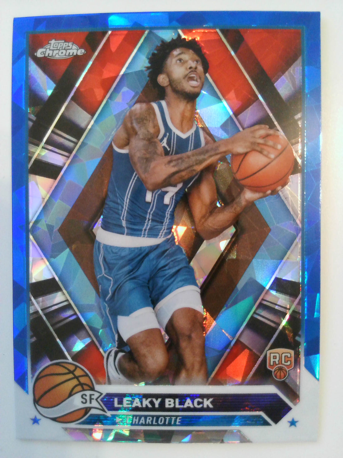 2023-24 Topps Chrome Sapphire Edition Basketball Leaky Black #51 Rookie