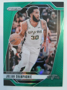 2024-25 Panini Prizm Basketball Prizms Green Julian Champagnie #158