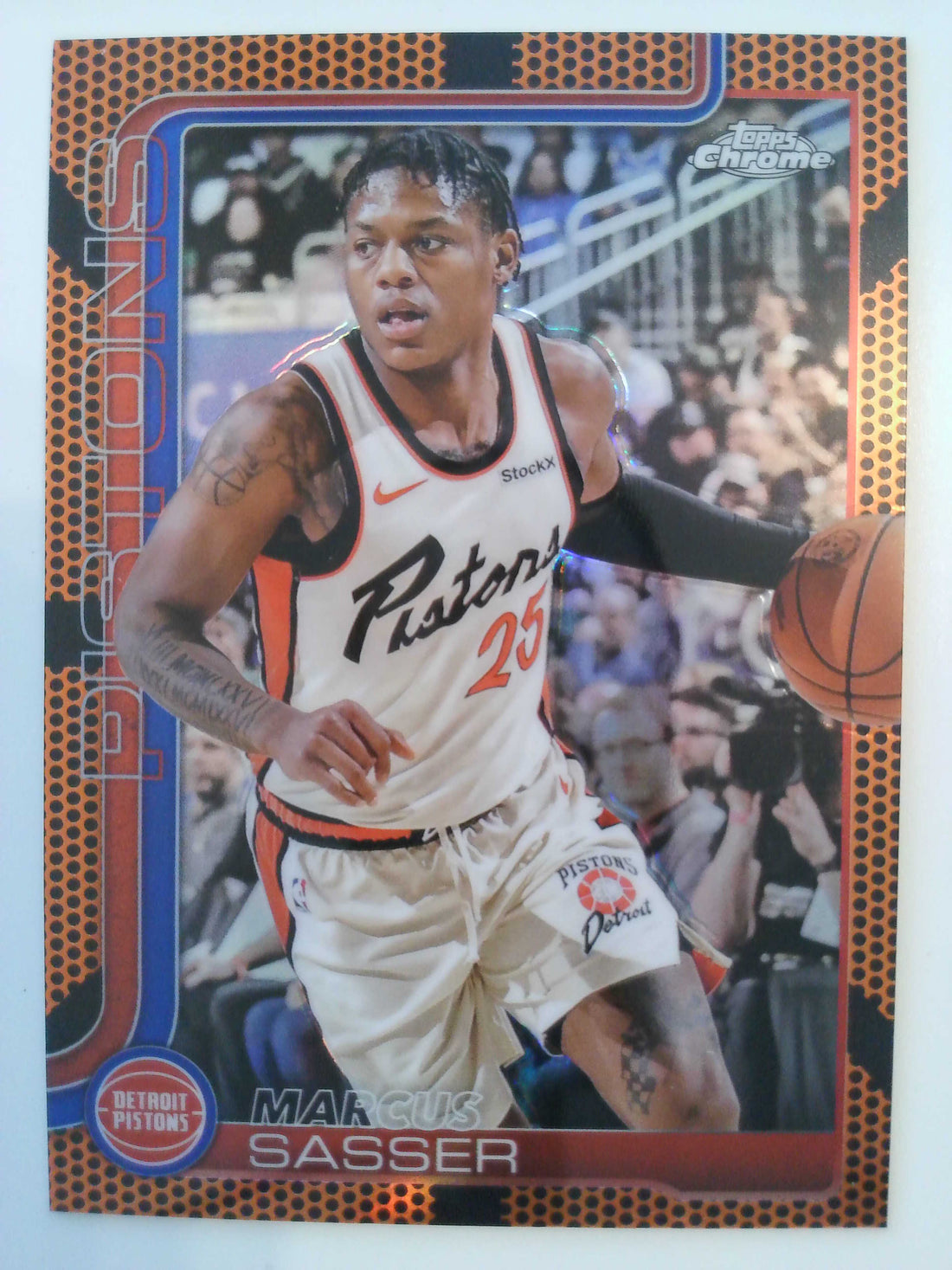 2025-26 Topps Chrome Basketball Basketball Refractor Marcus Sasser #35