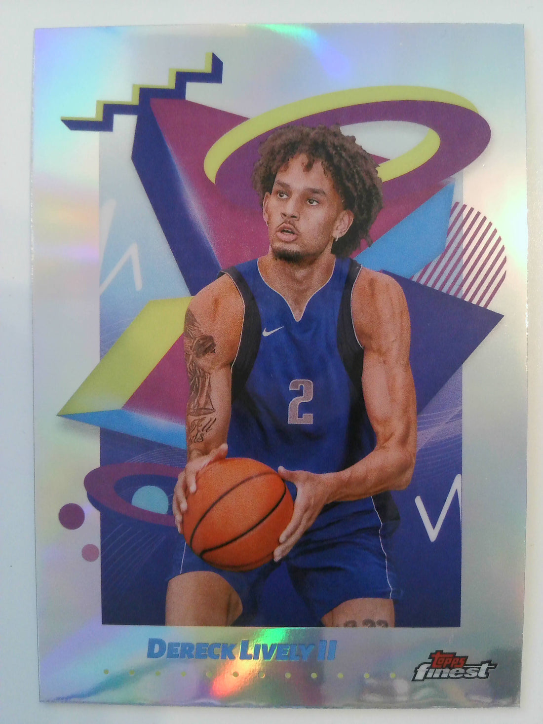 2024-25 Finest Basketball Refractor Dereck Lively II #20