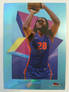 2024-25 Finest Basketball Sky Blue Refractor Isaiah Stewart #28