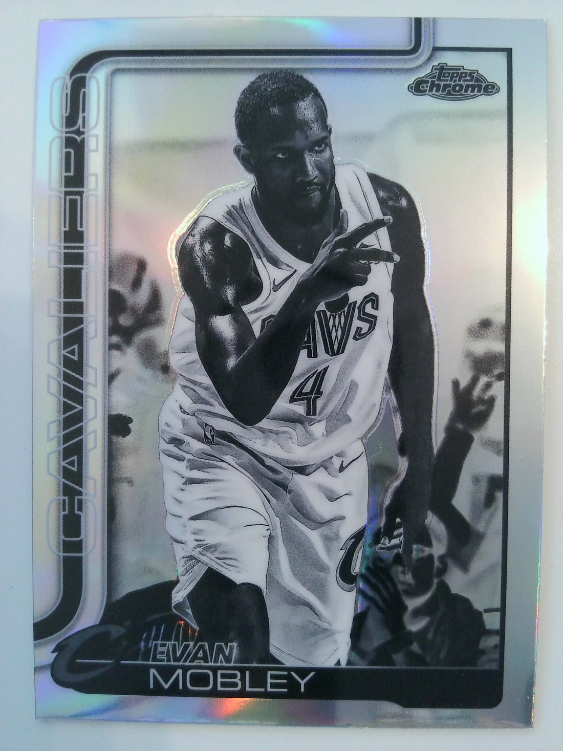 2025-26 Topps Chrome Basketball Negative Refractor Evan Mobley #67