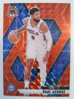 2024-25 Panini Mosaic Basketball Red Mosaic Paul George #14