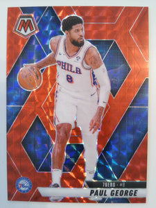 2024-25 Panini Mosaic Basketball Red Mosaic Paul George #14