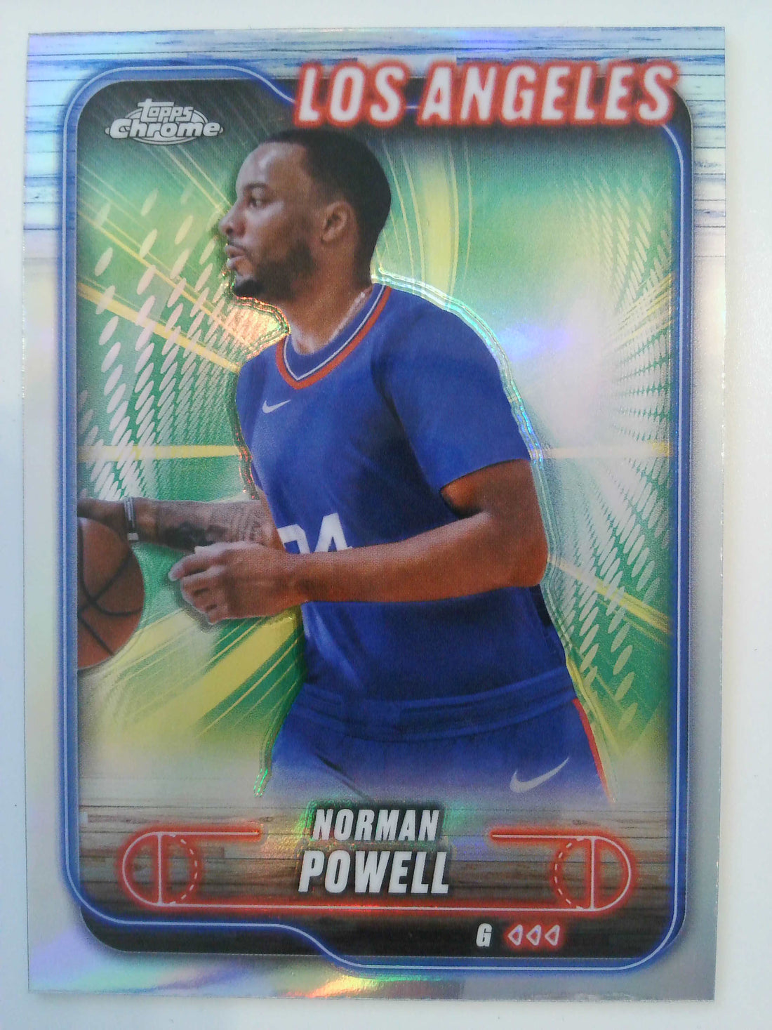 2024-25 Topps Chrome Basketball Refractor Norman Powell #176