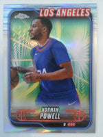 2024-25 Topps Chrome Basketball Refractor Norman Powell #176
