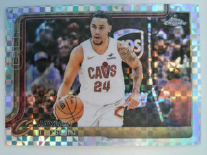 2025-26 Topps Chrome Basketball X-Fractor Jaylon Tyson #50