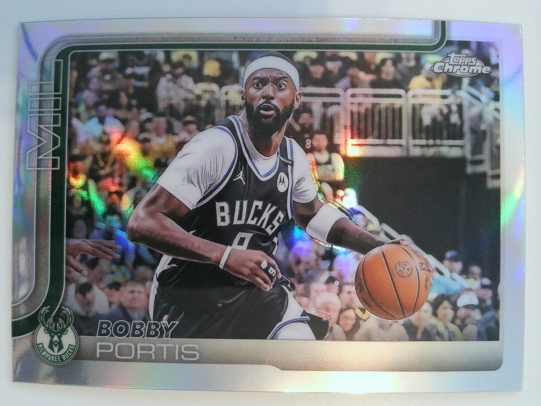 2025-26 Topps Chrome Basketball Refractor Bobby Portis #124