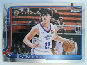 2025-26 Topps Chrome Basketball Brooks Barnhizer #295 Rookie