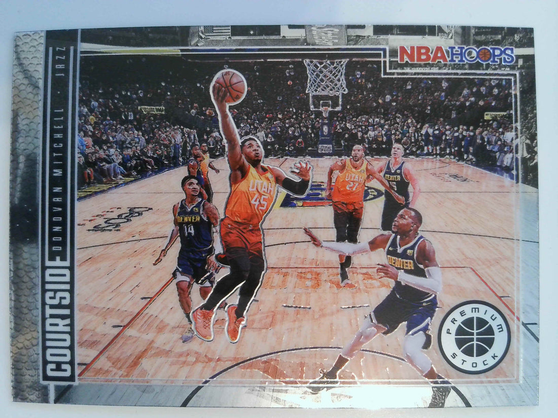 2019-20 Hoops Premium Stock Basketball Courtside Donovan Mitchell #4
