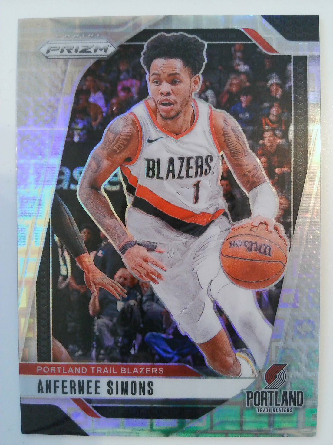 2024-25 Panini Prizm Basketball Prizms Premium Stock 065/150 Anfernee Simons #45