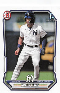 2026 Bowman Baseball Prospects Dillon Lewis #BP-148
