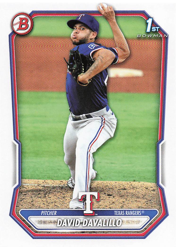 2026 Bowman Baseball Prospects David Davalillo #BP-42