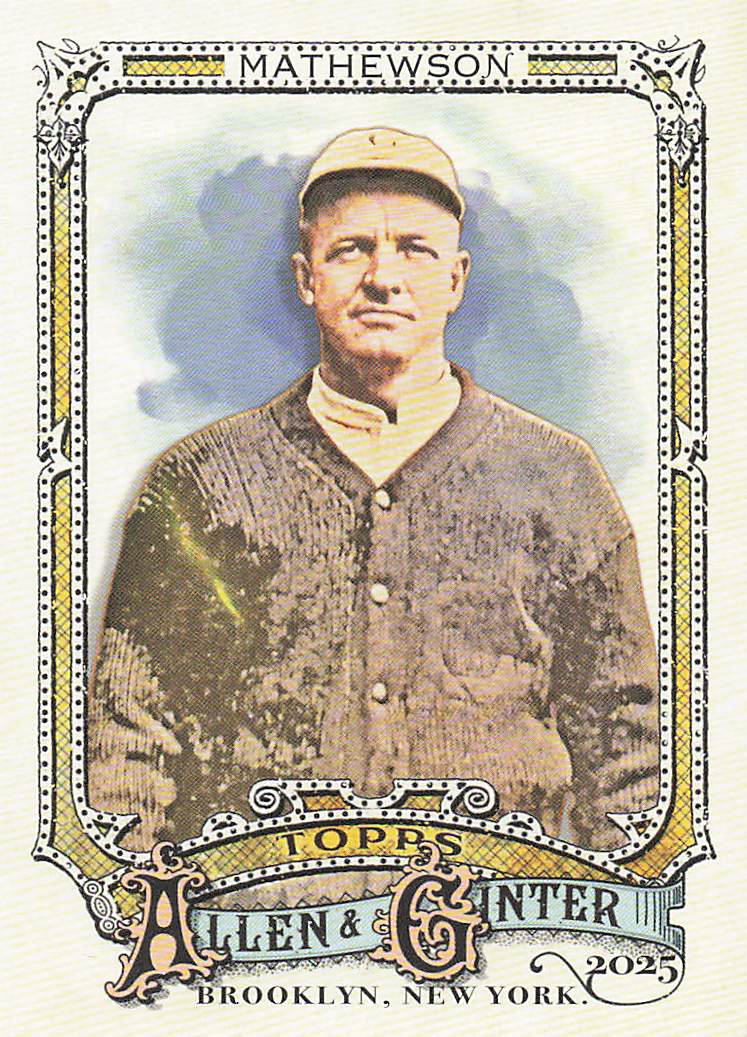 2025 Topps Allen & Ginter Baseball Christy Mathewson #7