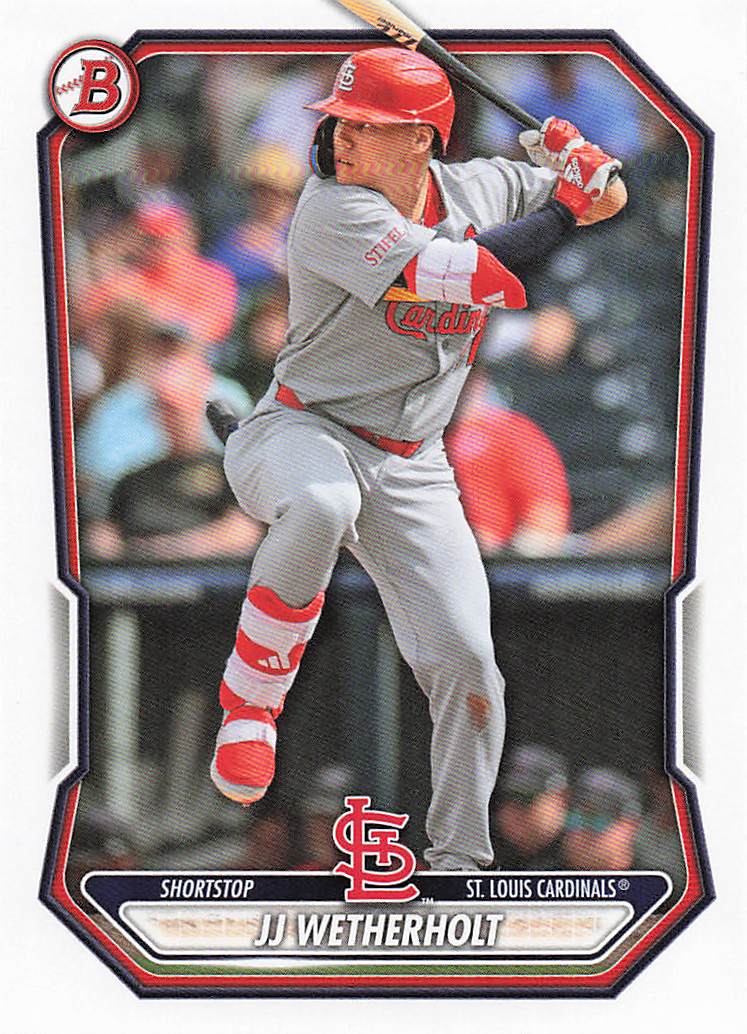 2026 Bowman Baseball Prospects JJ Wetherholt #BP-115