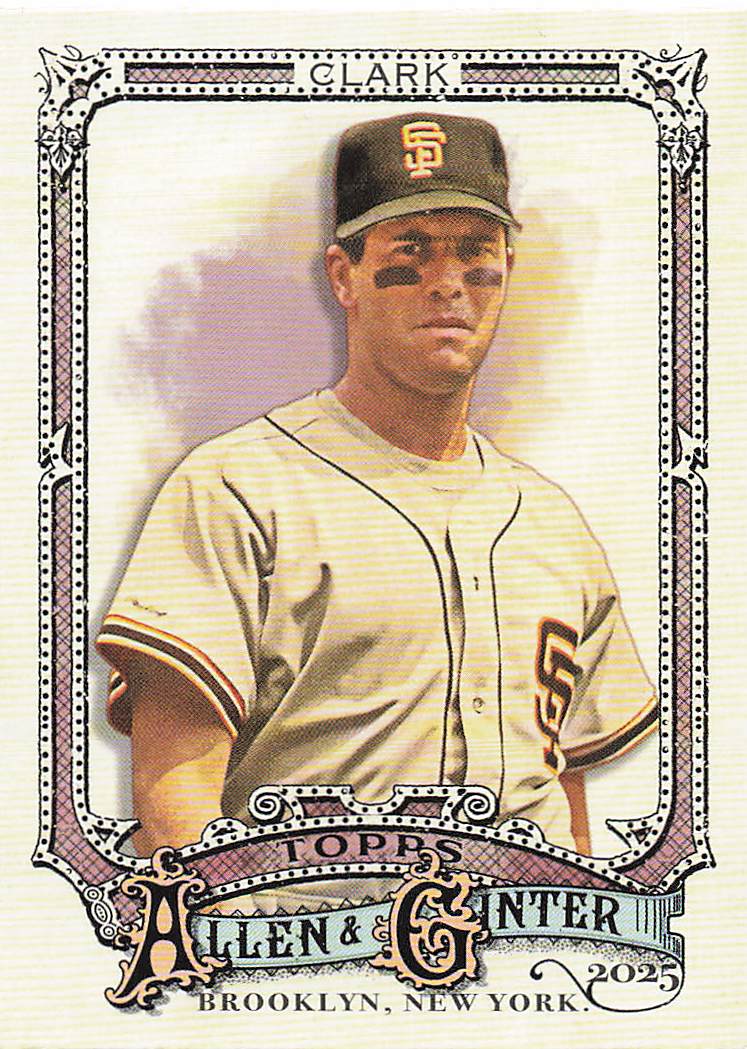 2025 Topps Allen & Ginter Baseball Will Clark #157