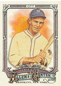2025 Topps Allen & Ginter Baseball Mel Ott #317