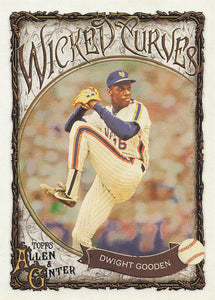 2025 Topps Allen & Ginter Baseball Wicked Curves Dwight Gooden #WC-1