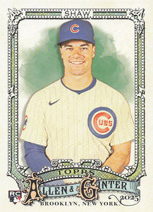 2025 Topps Allen & Ginter Baseball Matt Shaw #143 Rookie
