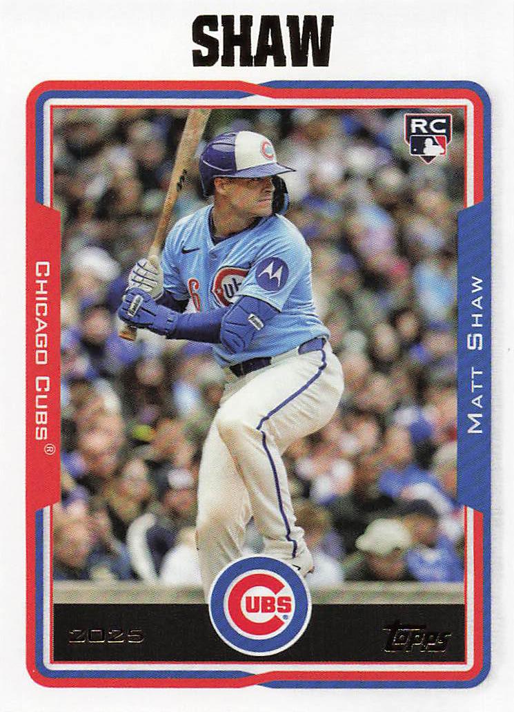 2025 Topps Archives Baseball Matt Shaw #263 Rookie