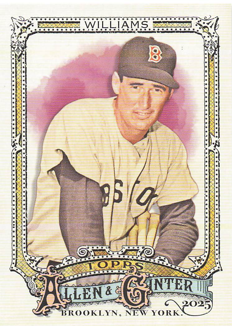 2025 Topps Allen & Ginter Baseball Ted Williams #48