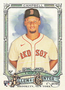 2025 Topps Allen & Ginter Baseball Kristian Campbell #89 Rookie