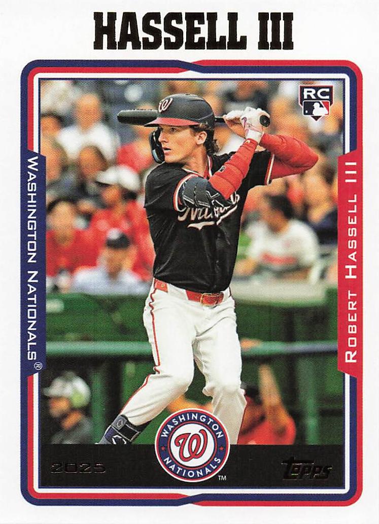 2025 Topps Archives Baseball Robert Hassell III #229 Rookie