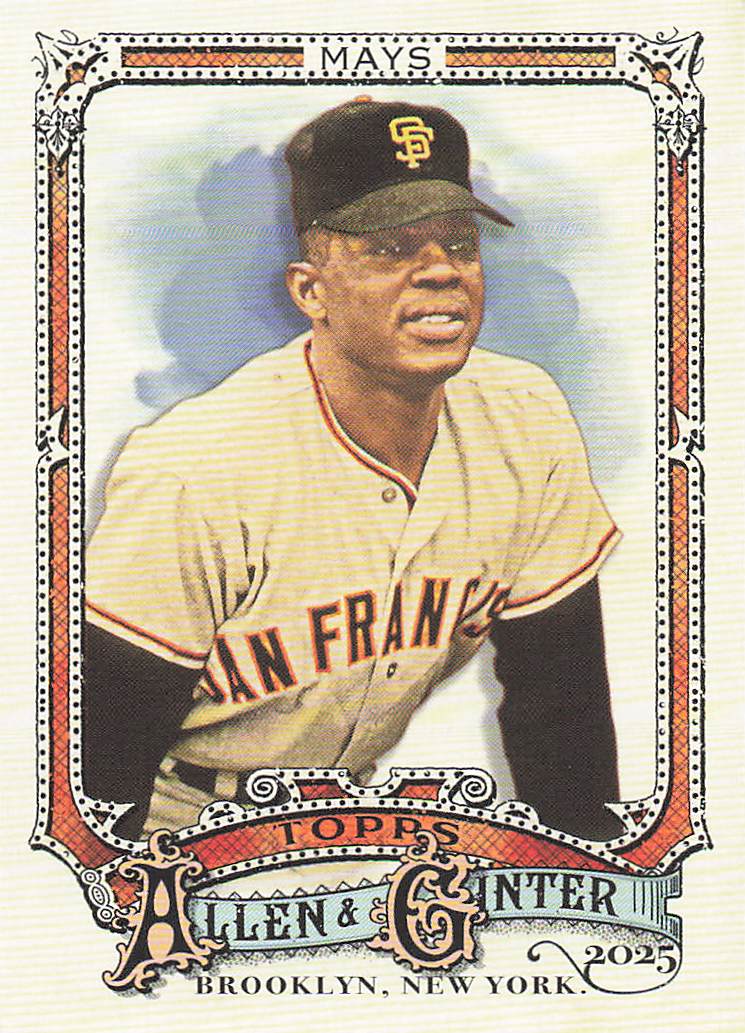 2025 Topps Allen & Ginter Baseball Willie Mays #30