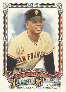 2025 Topps Allen & Ginter Baseball Willie Mays #30