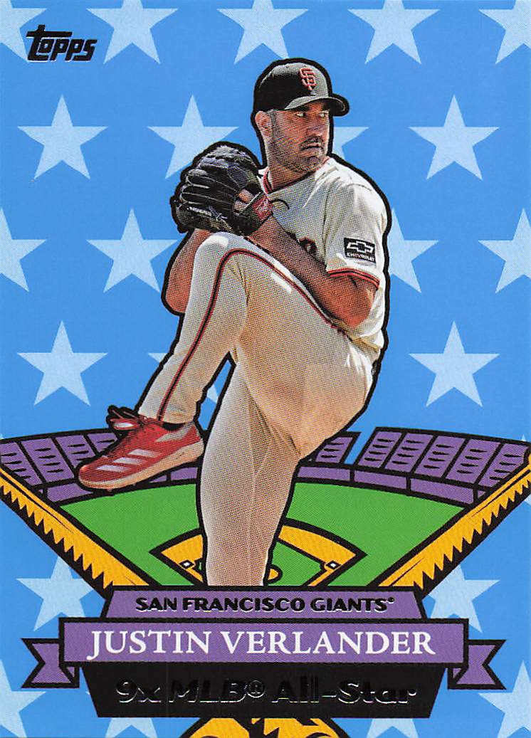 2025 Topps Archives Baseball 2007 Topps All-Stars Justin Verlander #07AS-7
