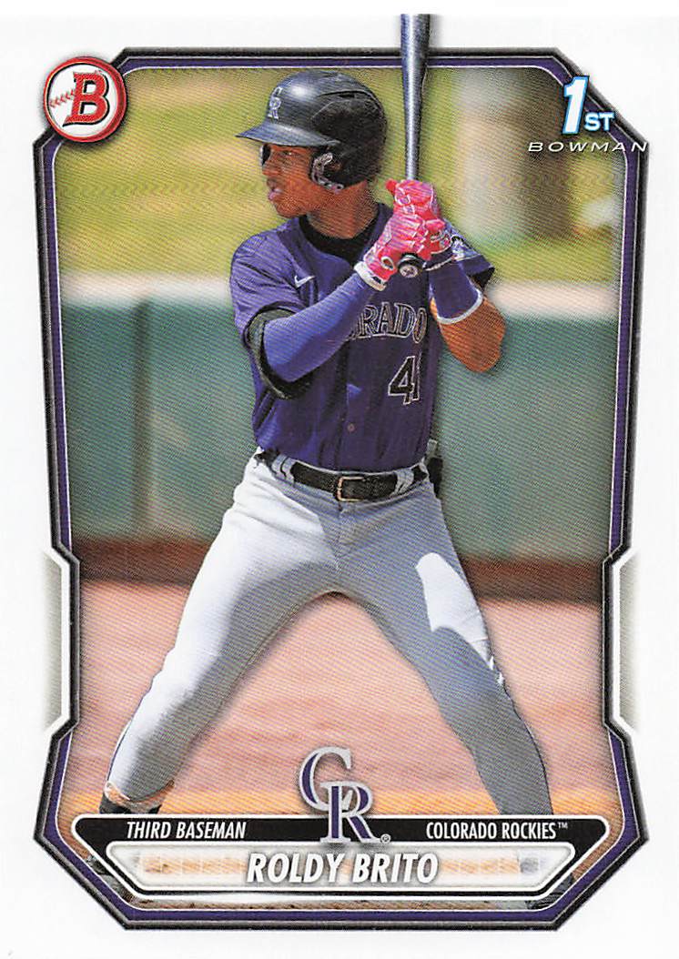2026 Bowman Baseball Prospects Roldy Brito #BP-21