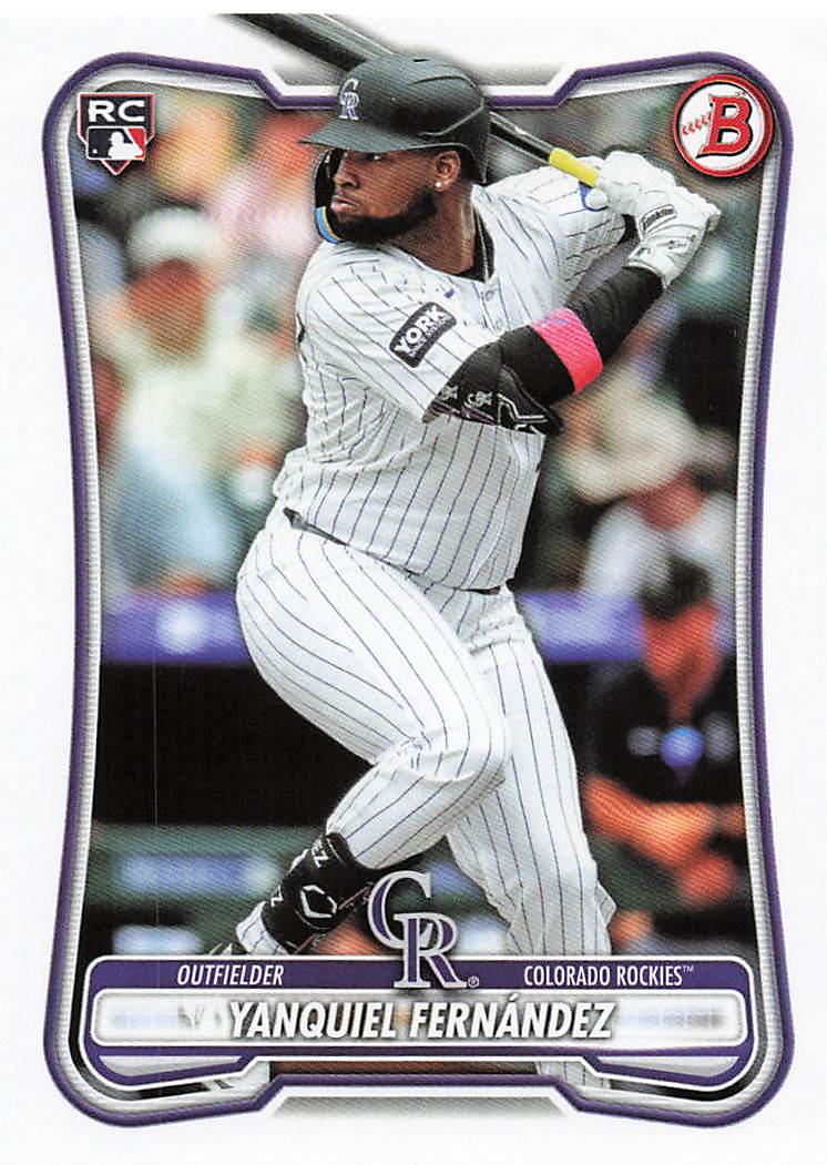 2026 Bowman Baseball Yanquiel Fernández #91 Rookie