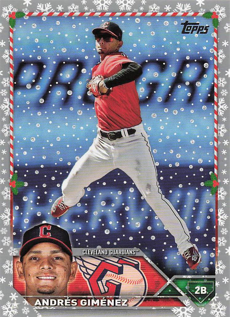 2023 Topps Holiday Baseball Metallic Andrés Giménez #H136