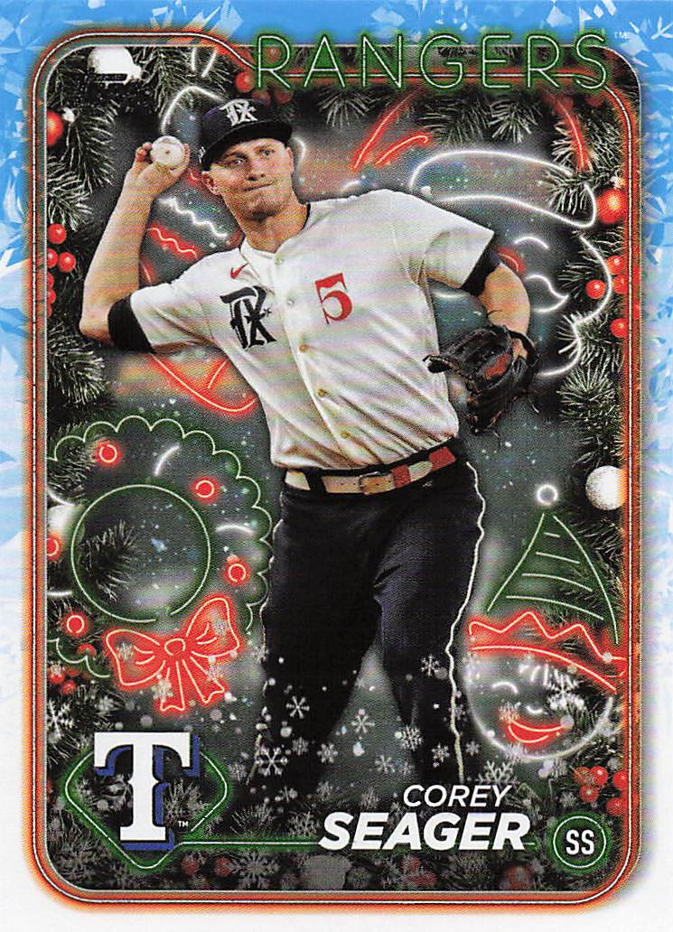 2024 Topps Holiday Baseball Corey Seager #H45
