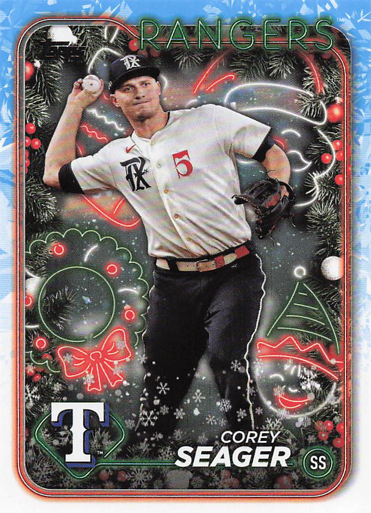2024 Topps Holiday Baseball Corey Seager #H45
