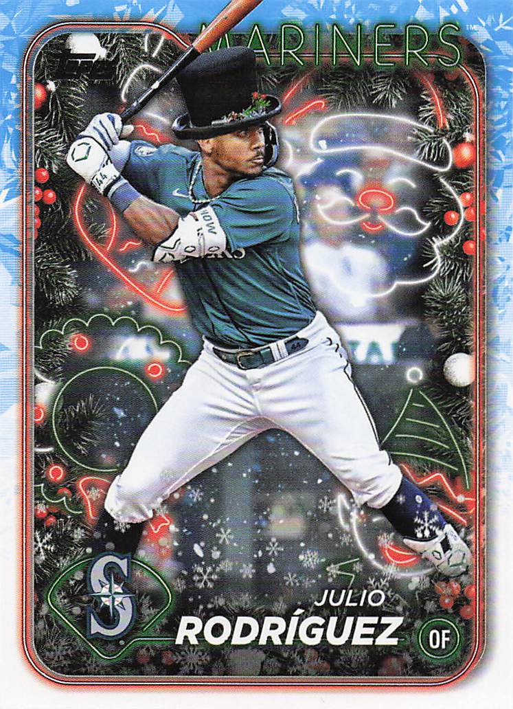 2024 Topps Holiday Baseball Julio Rodríguez #H153b