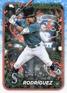 2024 Topps Holiday Baseball Julio Rodríguez #H153b