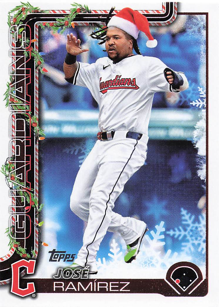 2025 Topps Holiday Baseball José Ramírez #H195c