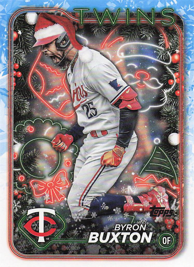 2024 Topps Holiday Baseball Byron Buxton #H114b