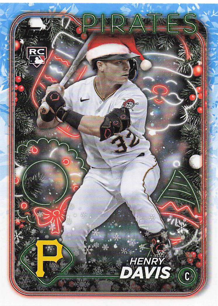 2024 Topps Holiday Baseball Henry Davis #H187b